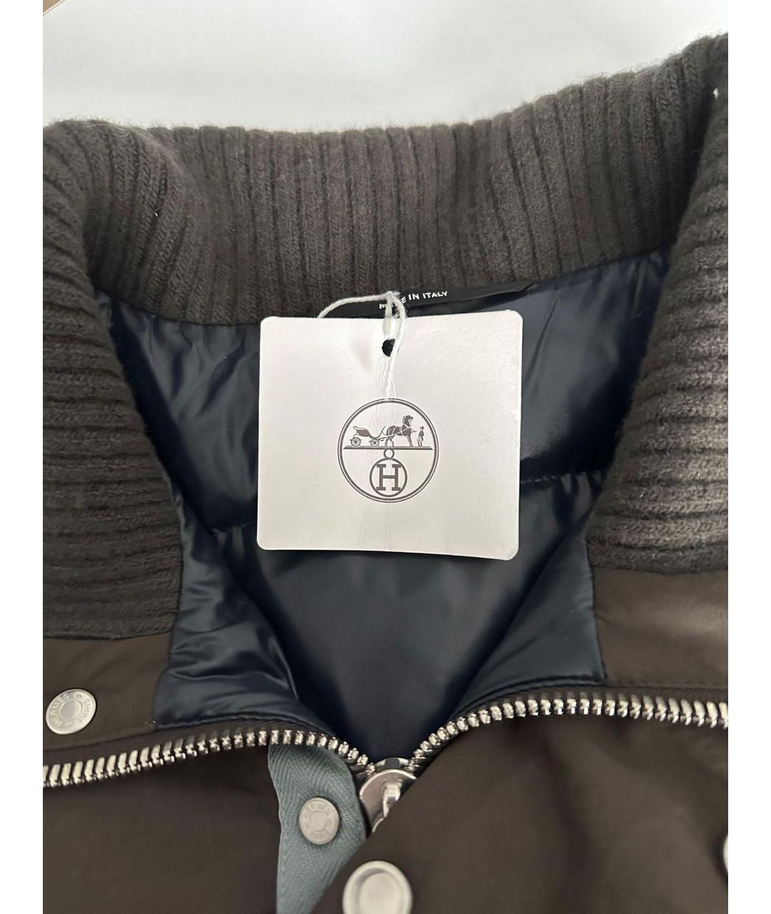 HERMES Коричневый жилет, фото 3