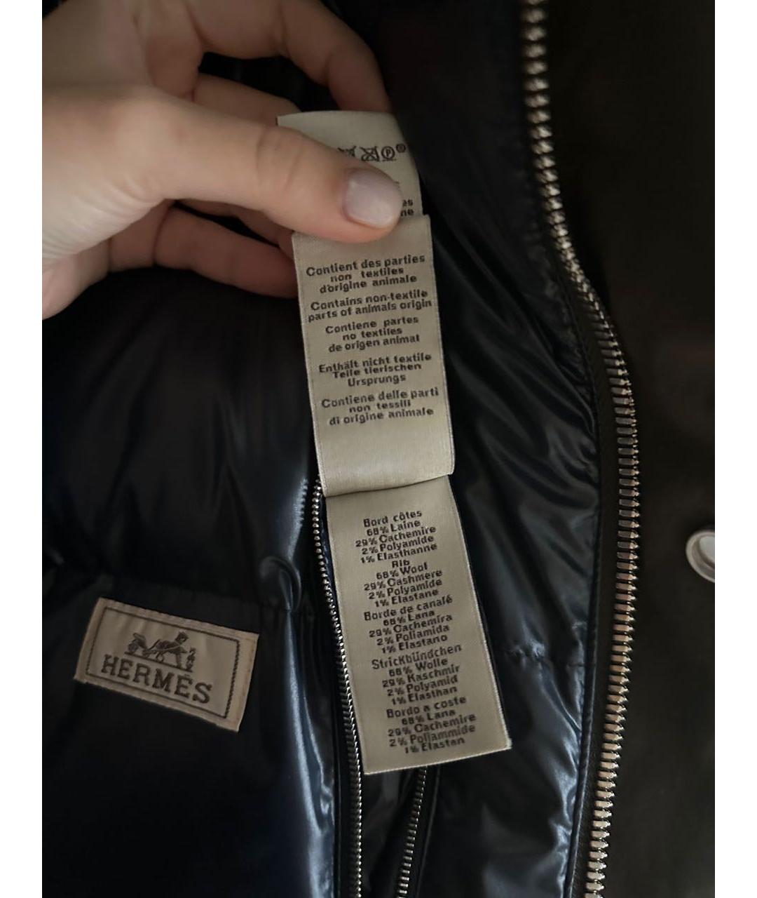 HERMES Коричневый жилет, фото 6