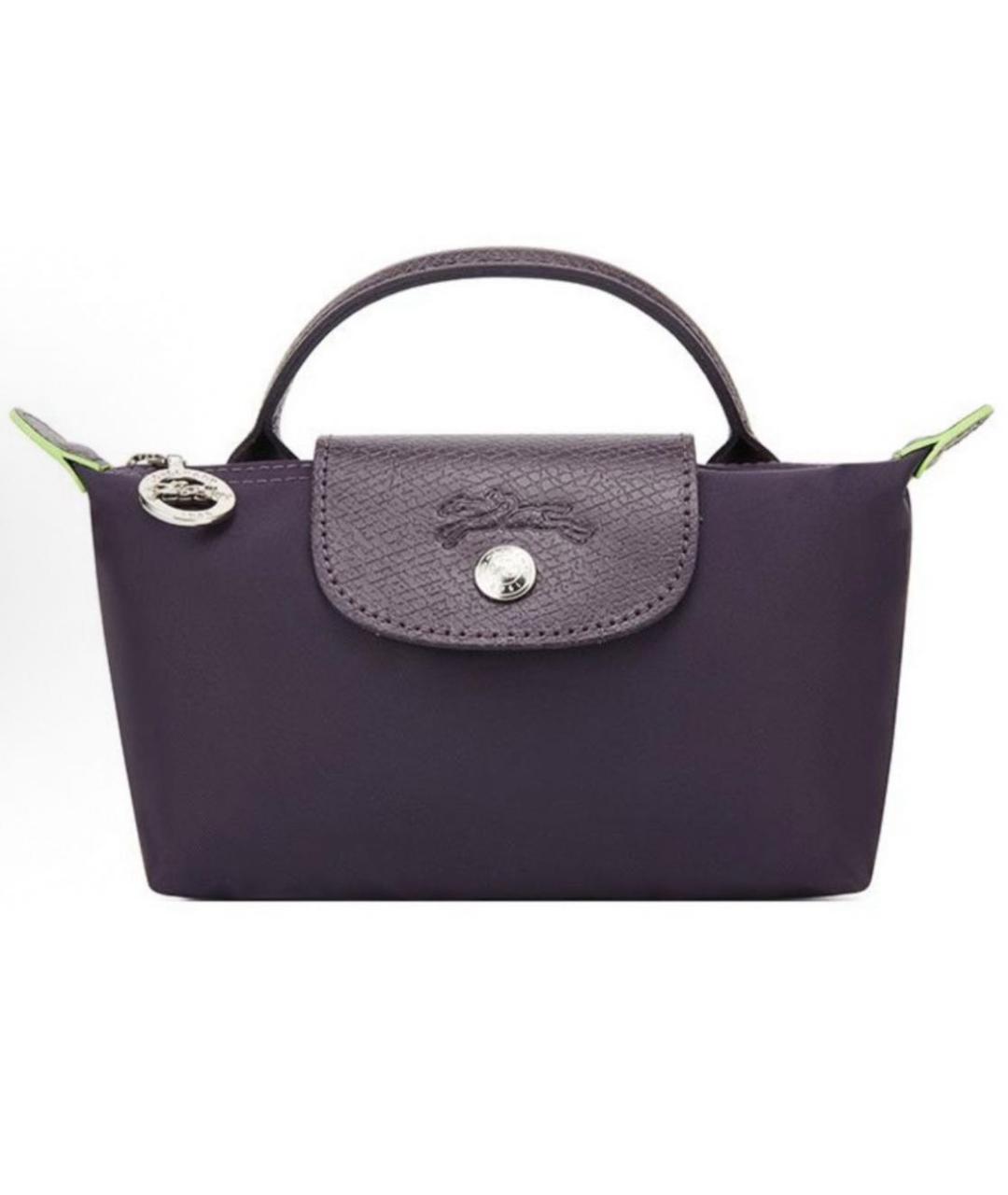 LONGCHAMP Фиолетовая сумка с короткими ручками, фото 5