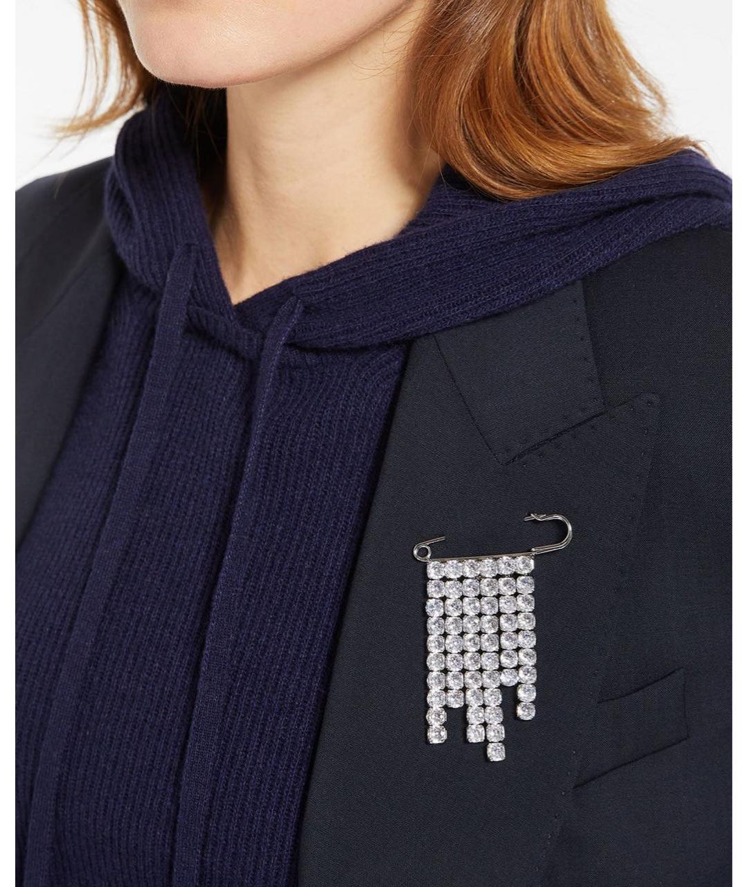 WEEKEND MAX MARA Серебряная металлическая булавка / брошь, фото 8