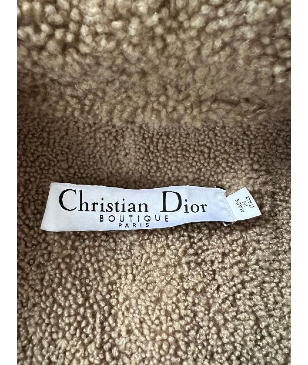 CHRISTIAN DIOR Хаки полиамидовая куртка, фото 4