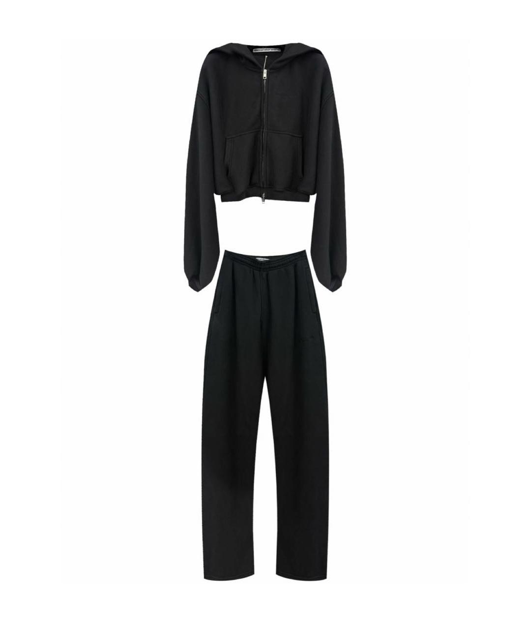 ALEXANDER WANG Черный хлопковый костюм с брюками, фото 1