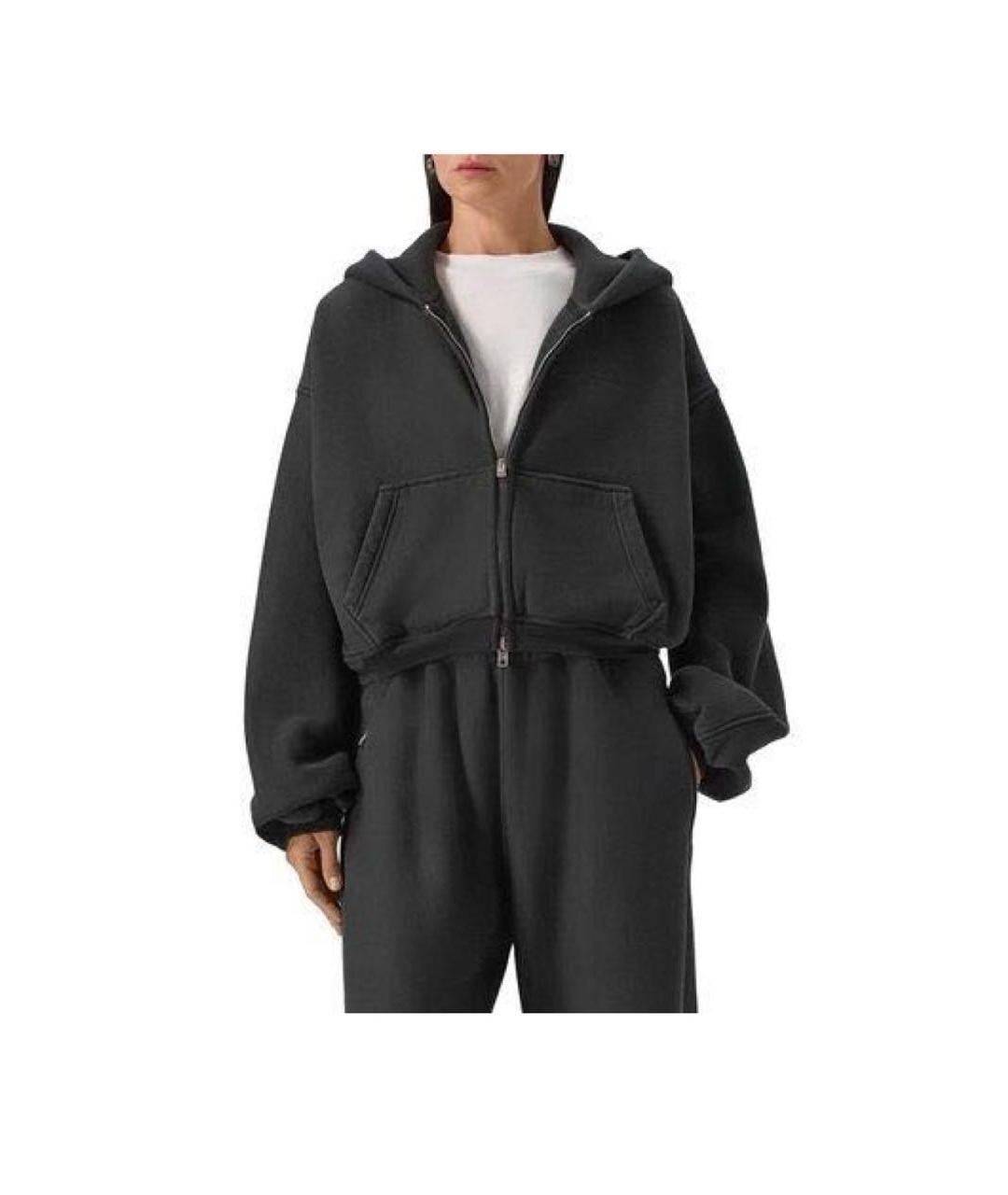 ALEXANDER WANG Черный хлопковый костюм с брюками, фото 4