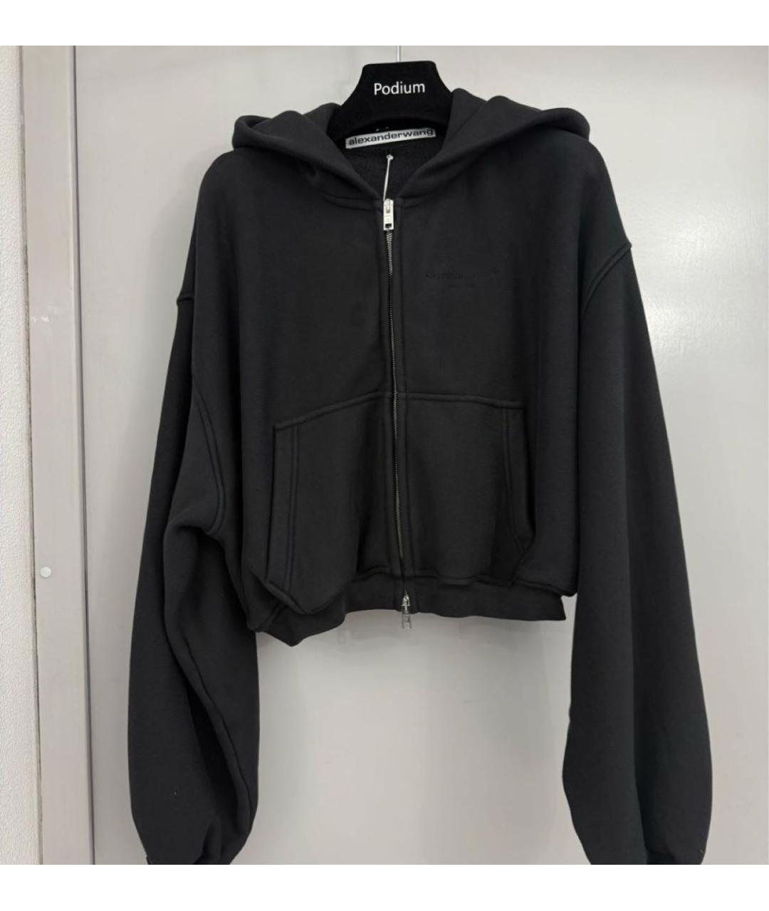 ALEXANDER WANG Черный хлопковый костюм с брюками, фото 7