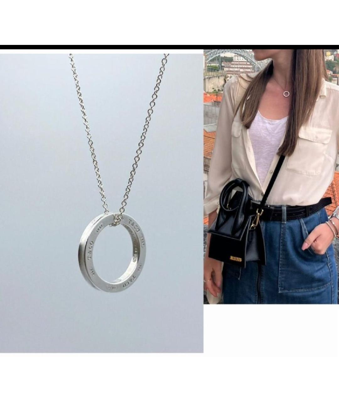 TIFFANY&CO Серебряное серебряное колье, фото 7