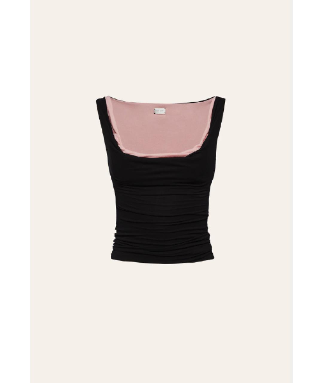 MAGDA BUTRYM Черный шелковый корсет, фото 4