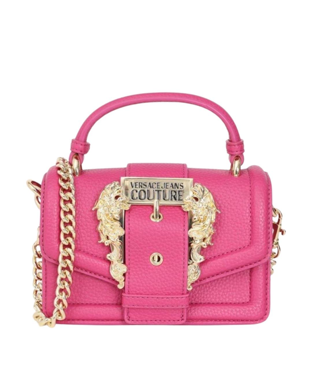 VERSACE JEANS COUTURE Фуксия сумка через плечо из искусственной кожи, фото 1