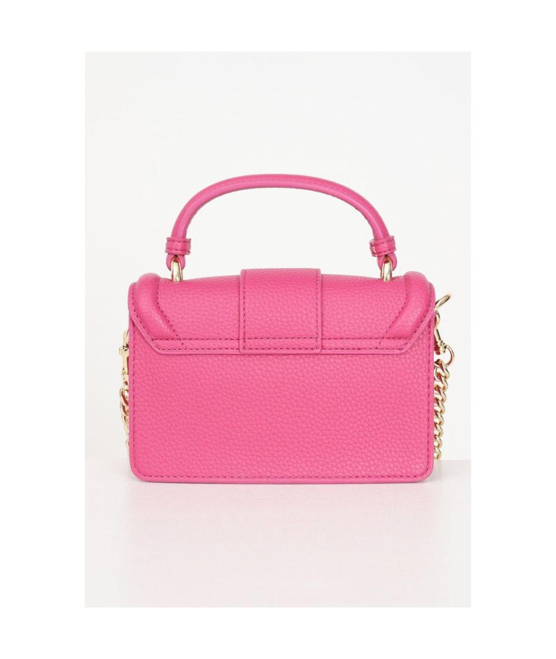 VERSACE JEANS COUTURE Фуксия сумка через плечо из искусственной кожи, фото 3