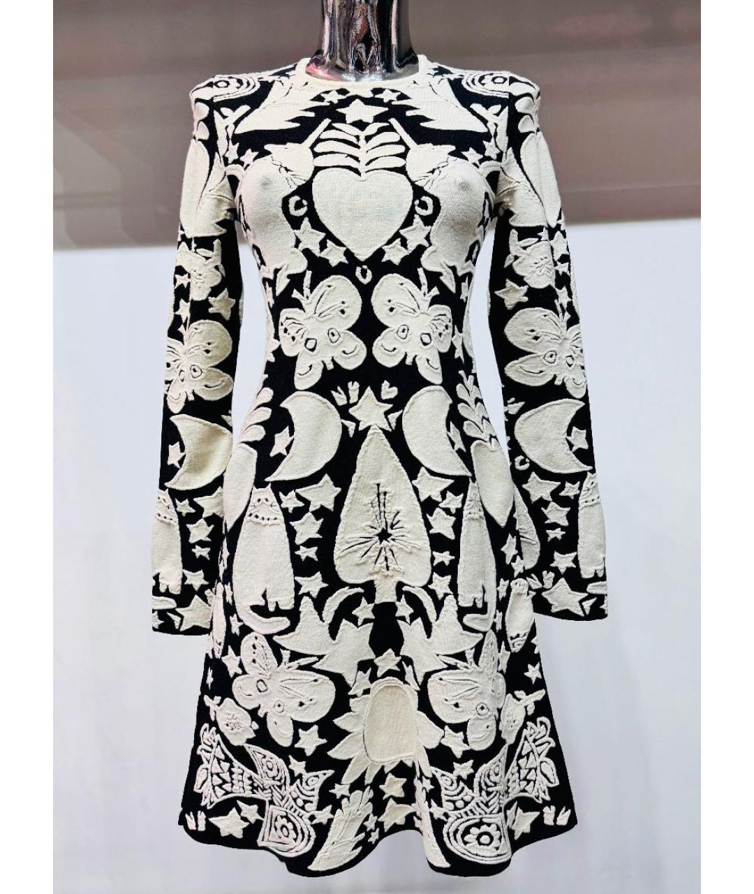 ALEXANDER MCQUEEN Шерстяное коктейльное платье, фото 8