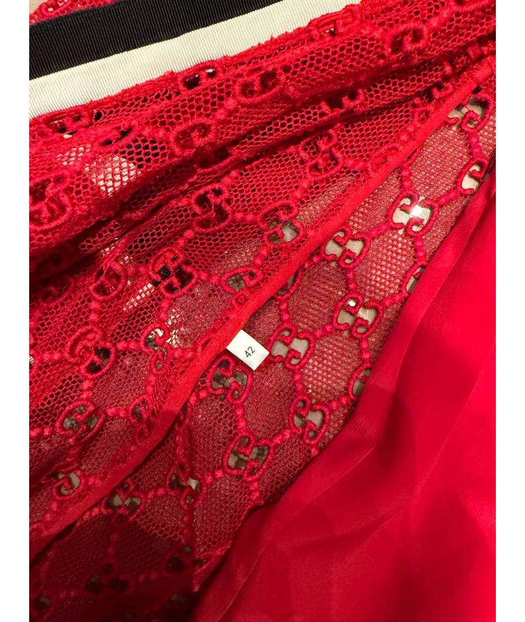 GUCCI Красное коктейльное платье, фото 3