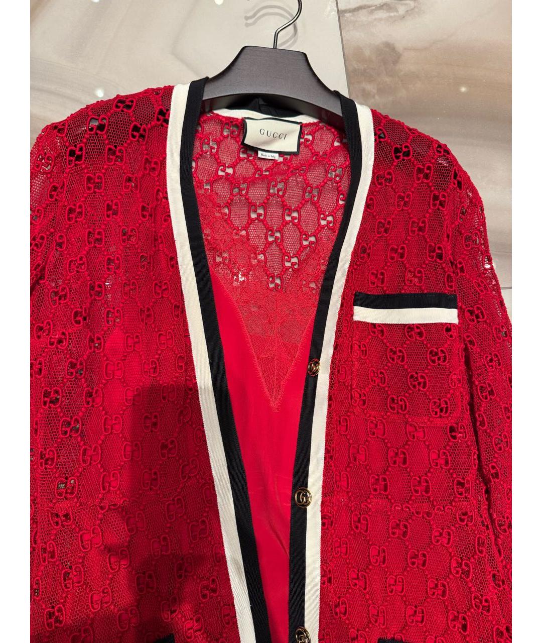 GUCCI Красное коктейльное платье, фото 2
