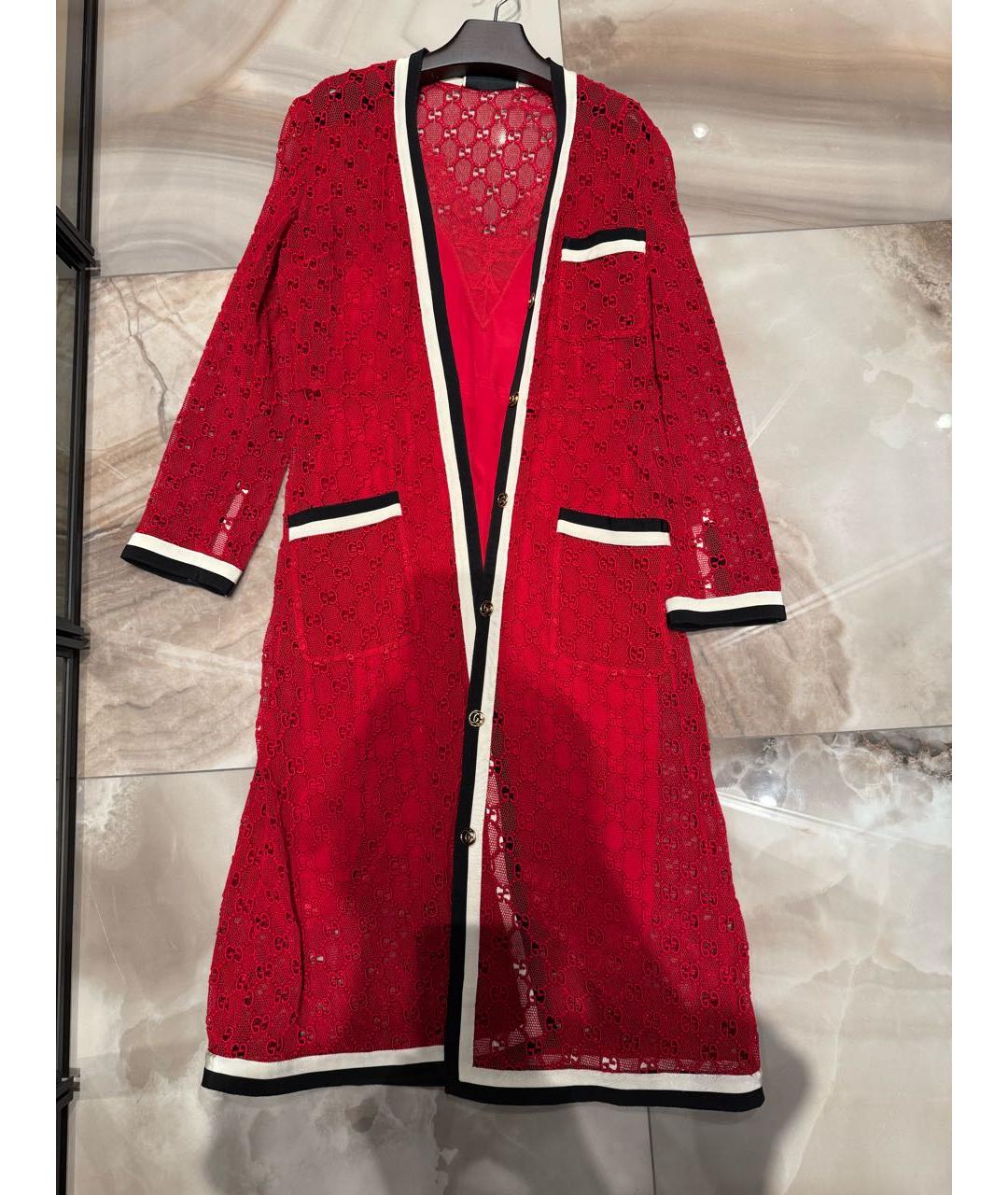 GUCCI Красное коктейльное платье, фото 4