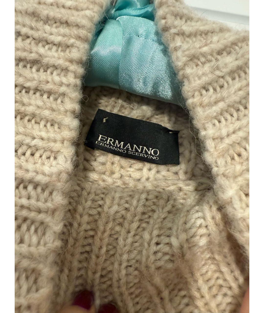 ERMANNO SCERVINO Бежевый джемпер / свитер, фото 2