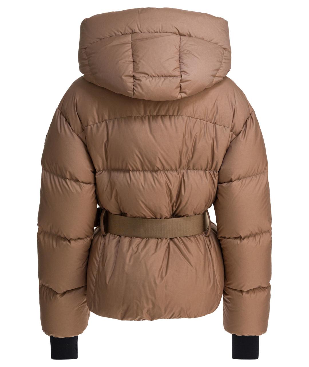 MONCLER GRENOBLE Бежевый полиэстеровый пуховик, фото 2
