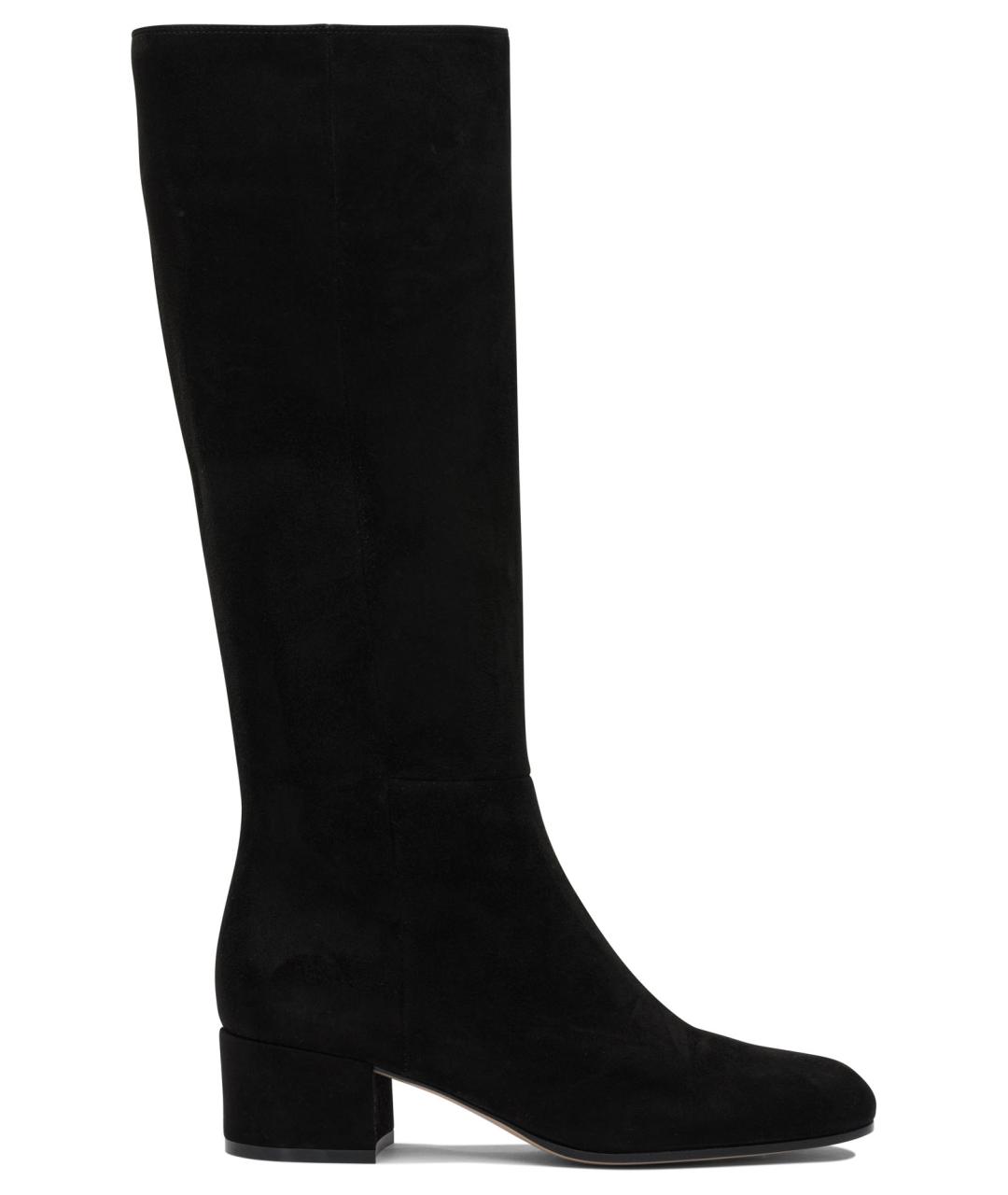 GIANVITO ROSSI Черные кожаные сапоги, фото 1