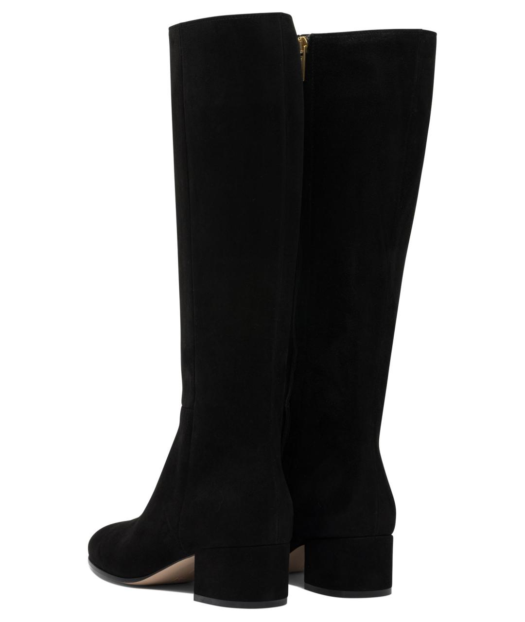 GIANVITO ROSSI Черные кожаные сапоги, фото 4