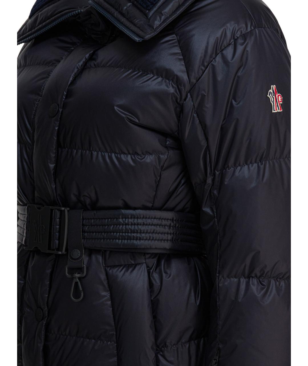 MONCLER GRENOBLE Темно-синий полиамидовый пуховик, фото 4