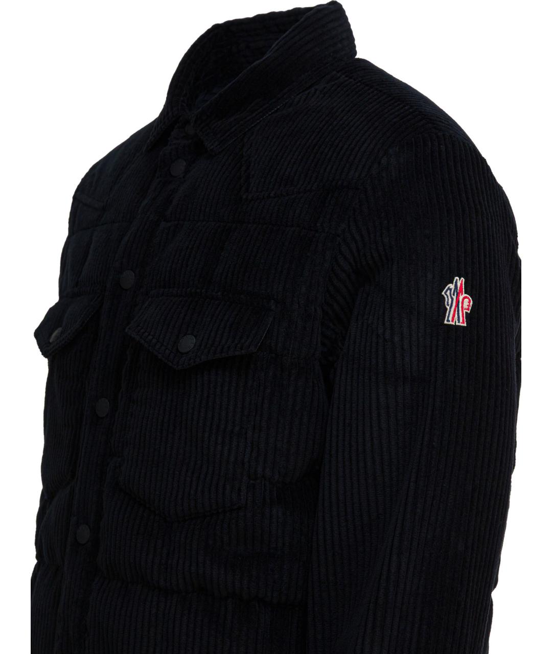 MONCLER GRENOBLE Черная хлопковая куртка, фото 4