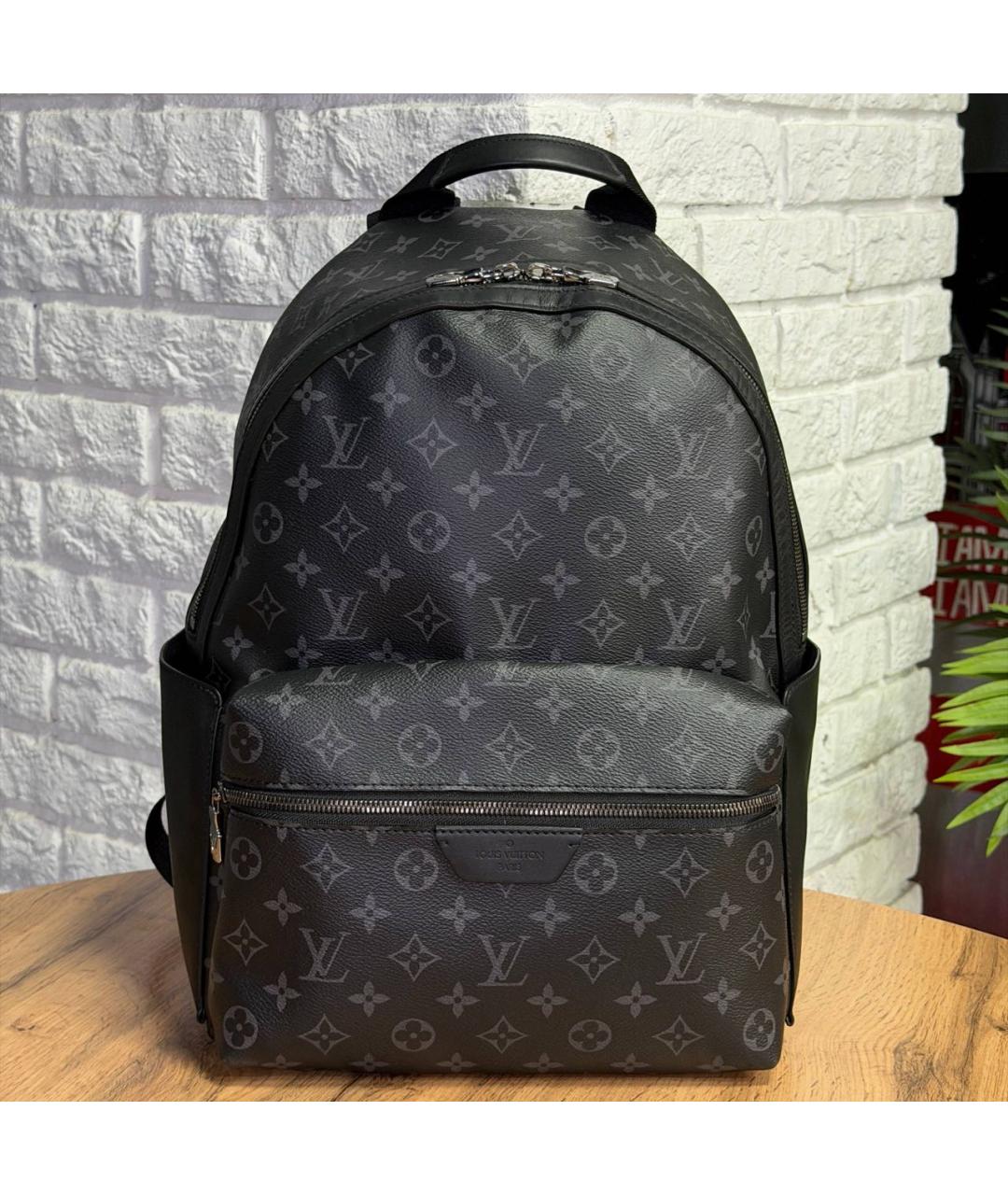 LOUIS VUITTON Черный рюкзак, фото 4