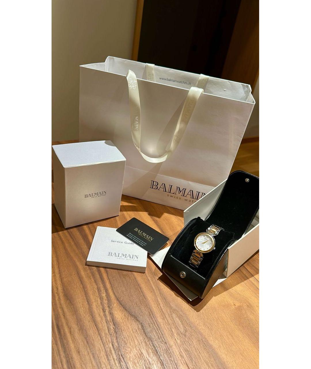 BALMAIN Серебряные позолоченные часы, фото 4