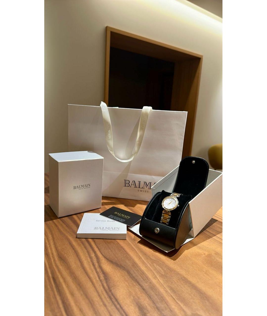 BALMAIN Серебряные позолоченные часы, фото 5