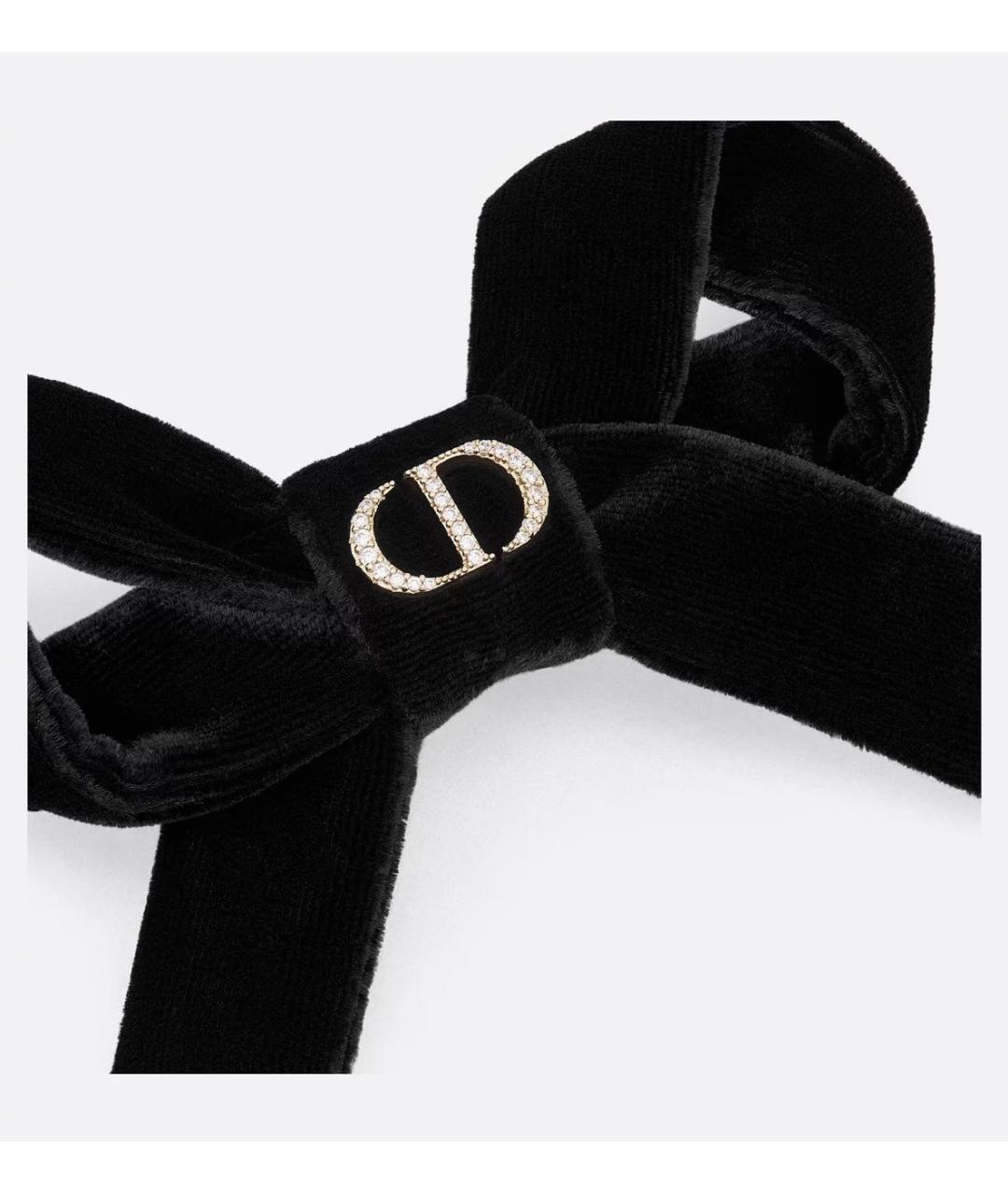 CHRISTIAN DIOR Черная заколка, фото 4