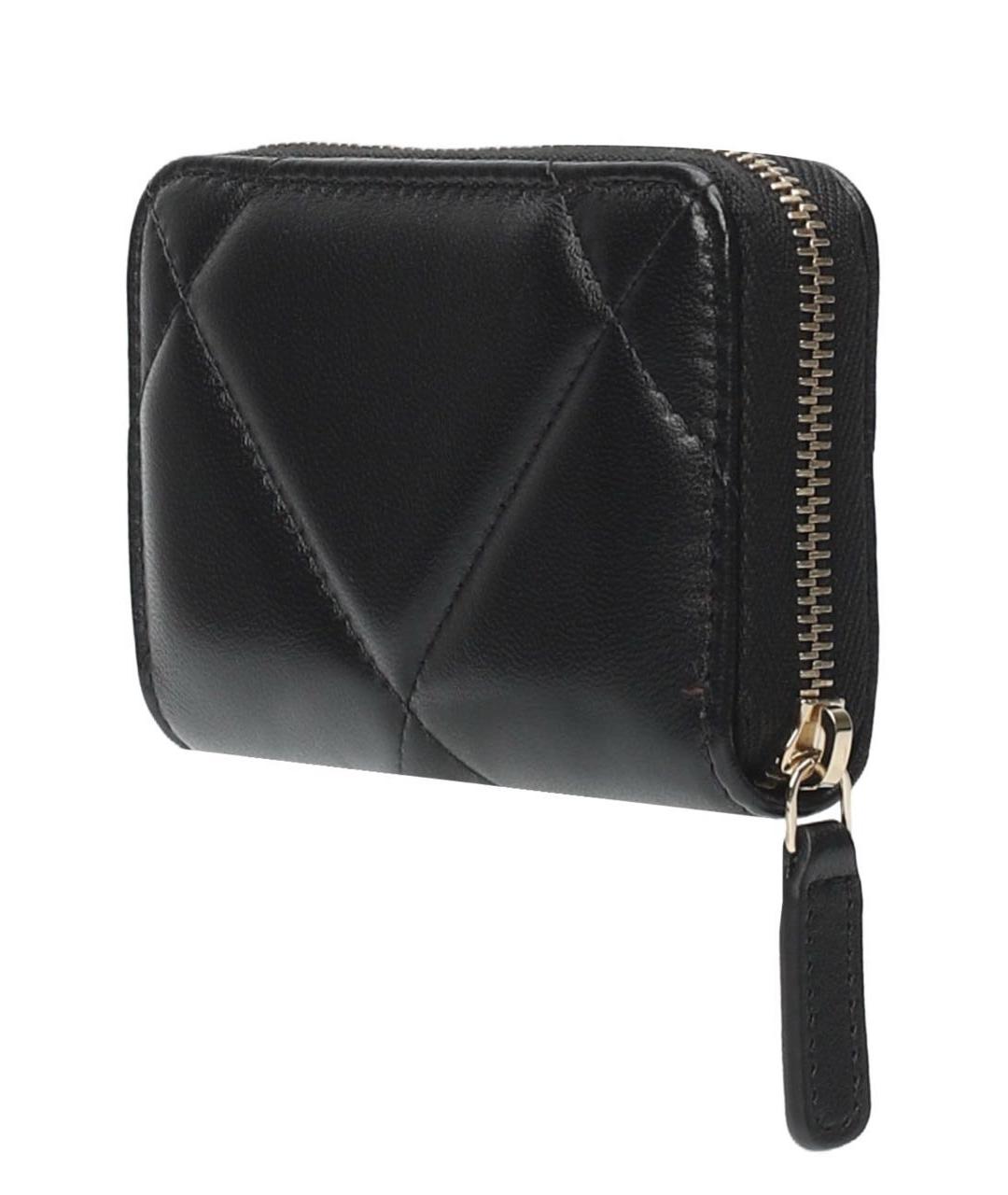 CHANEL Черный кожаный кошелек, фото 2
