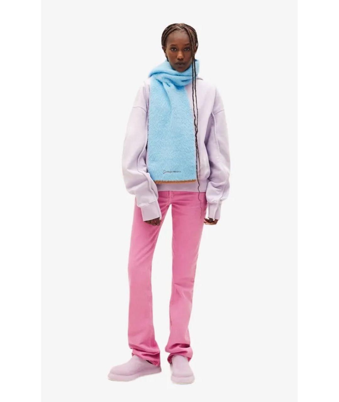 JACQUEMUS Голубой шарф, фото 7