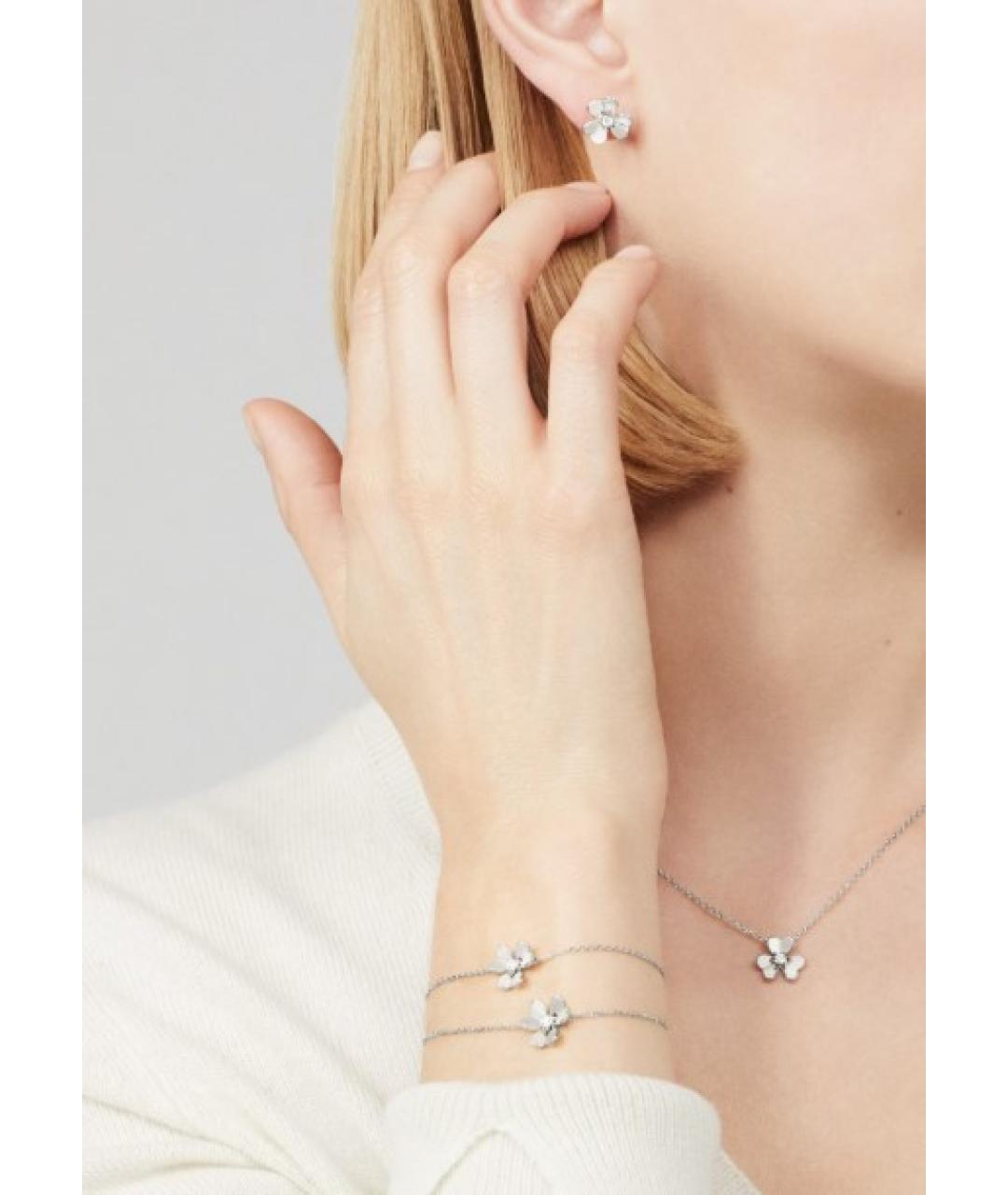 VAN CLEEF & ARPELS Серебрянный браслет из белого золота, фото 2