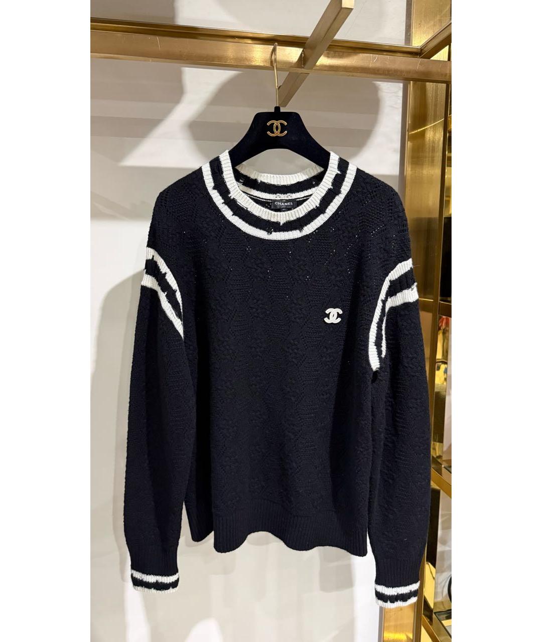 CHANEL Черный джемпер / свитер, фото 2