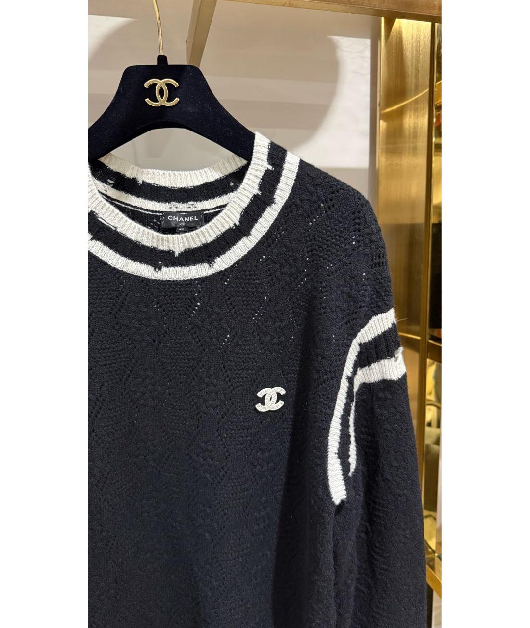 CHANEL Черный джемпер / свитер, фото 3