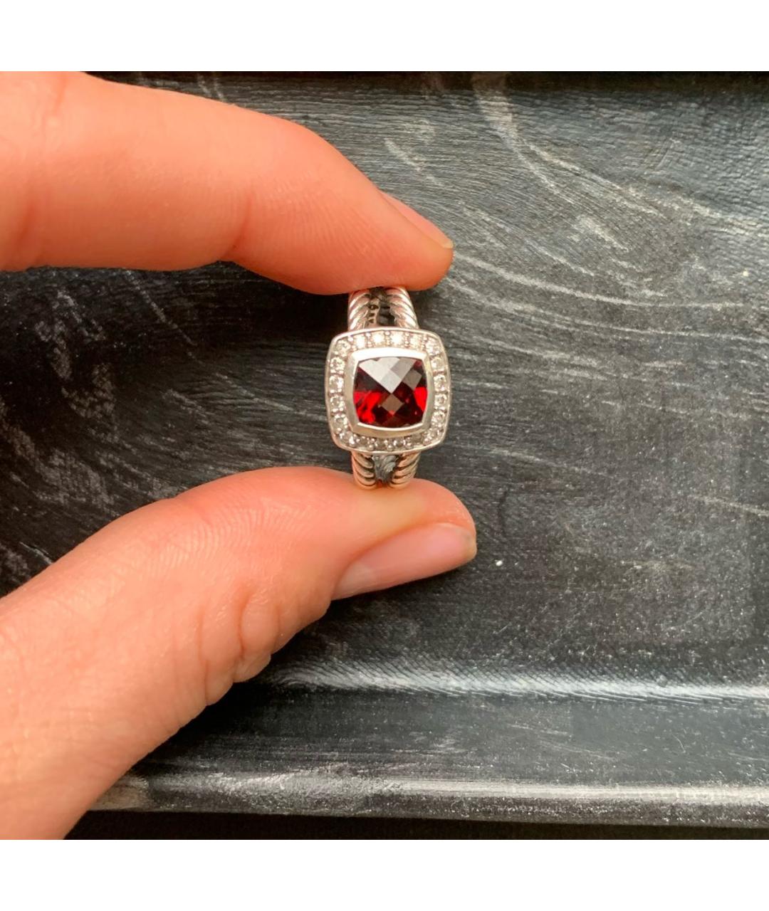 David Yurman Серебряное серебряное кольцо, фото 4