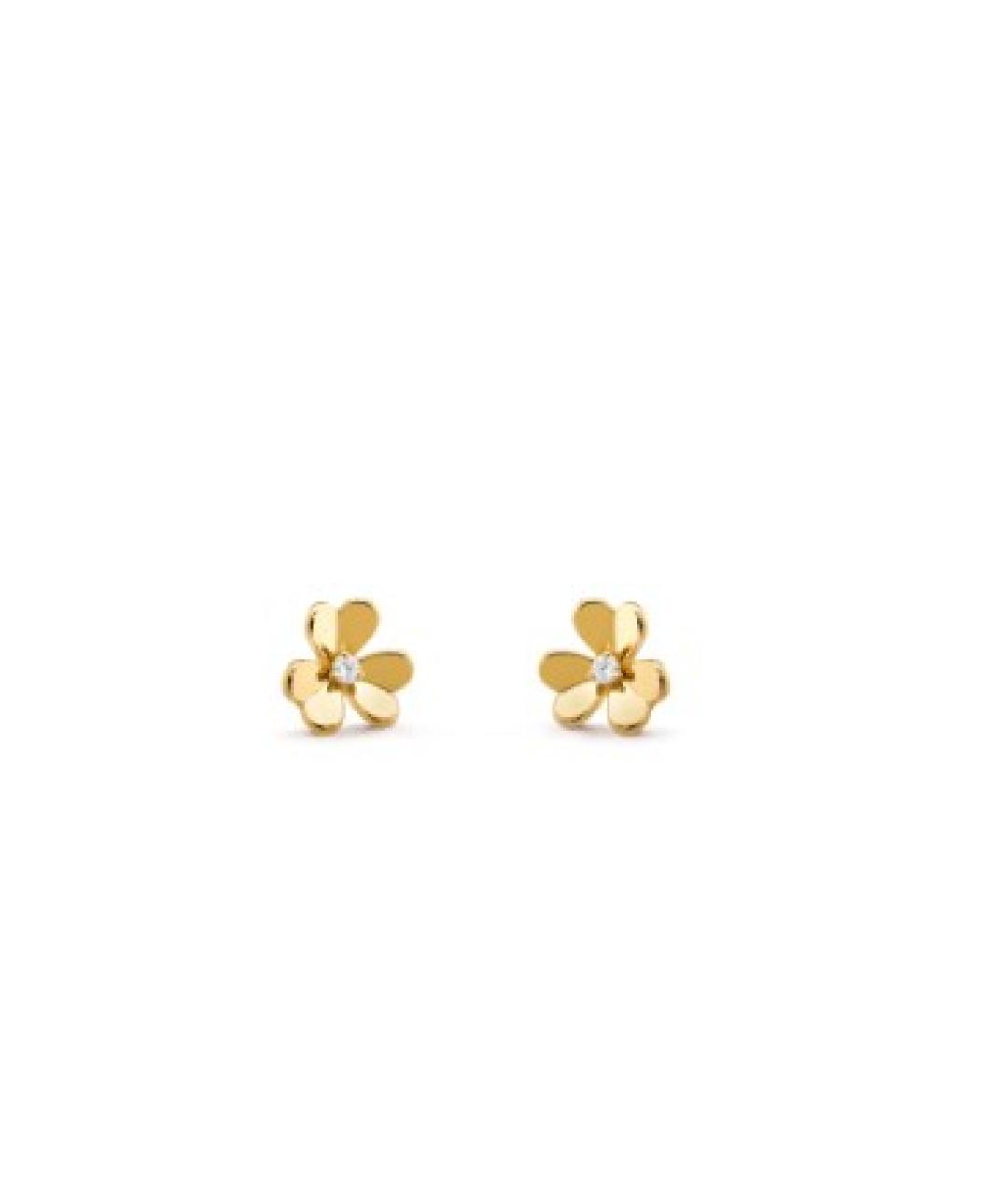 VAN CLEEF & ARPELS Золотые серьги из желтого золота, фото 2