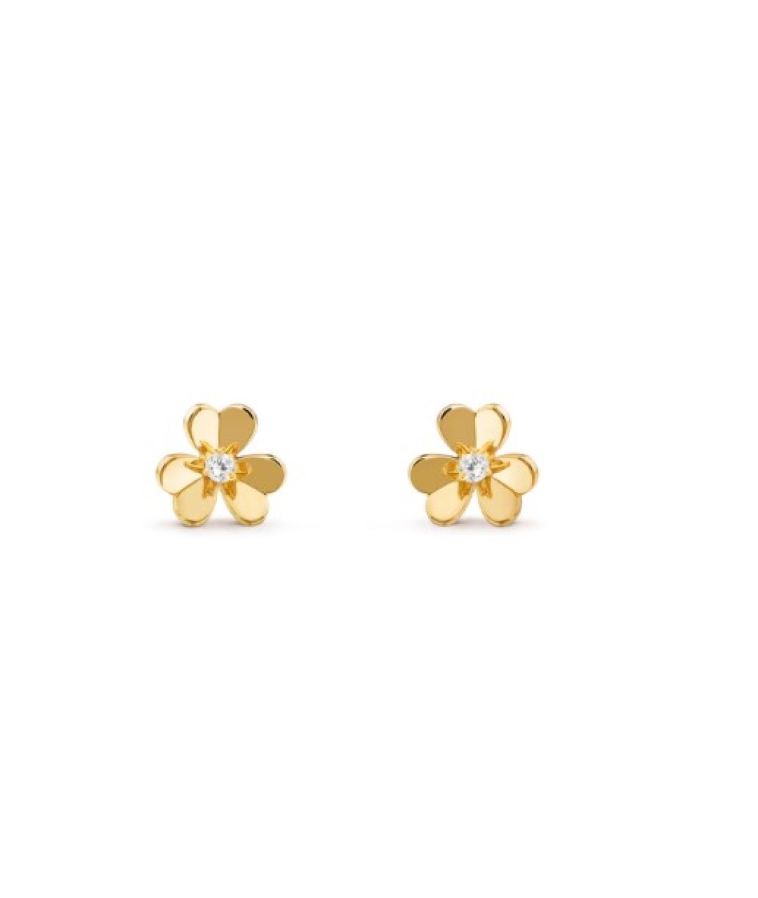 VAN CLEEF & ARPELS Золотые серьги из желтого золота, фото 1