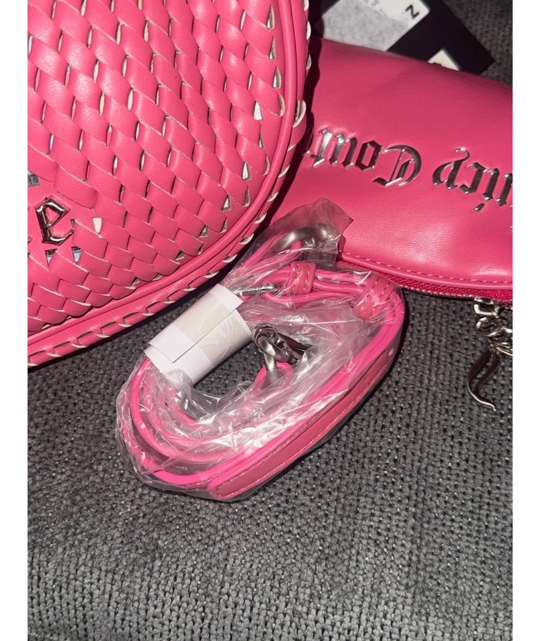 JUICY COUTURE Розовая сумка с короткими ручками, фото 3