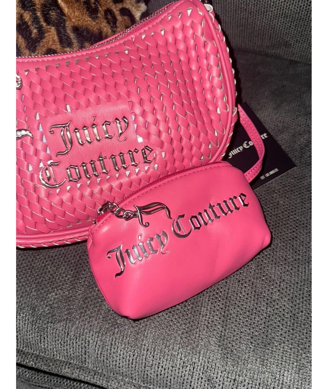 JUICY COUTURE Розовая сумка с короткими ручками, фото 2