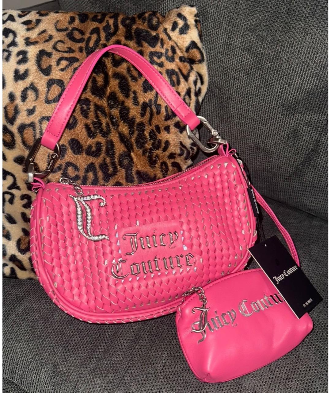 JUICY COUTURE Розовая сумка с короткими ручками, фото 4