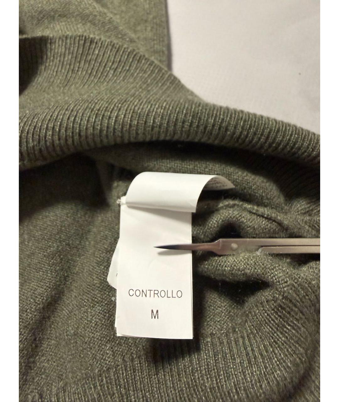 BRUNELLO CUCINELLI Зеленый кашемировый джемпер / свитер, фото 3