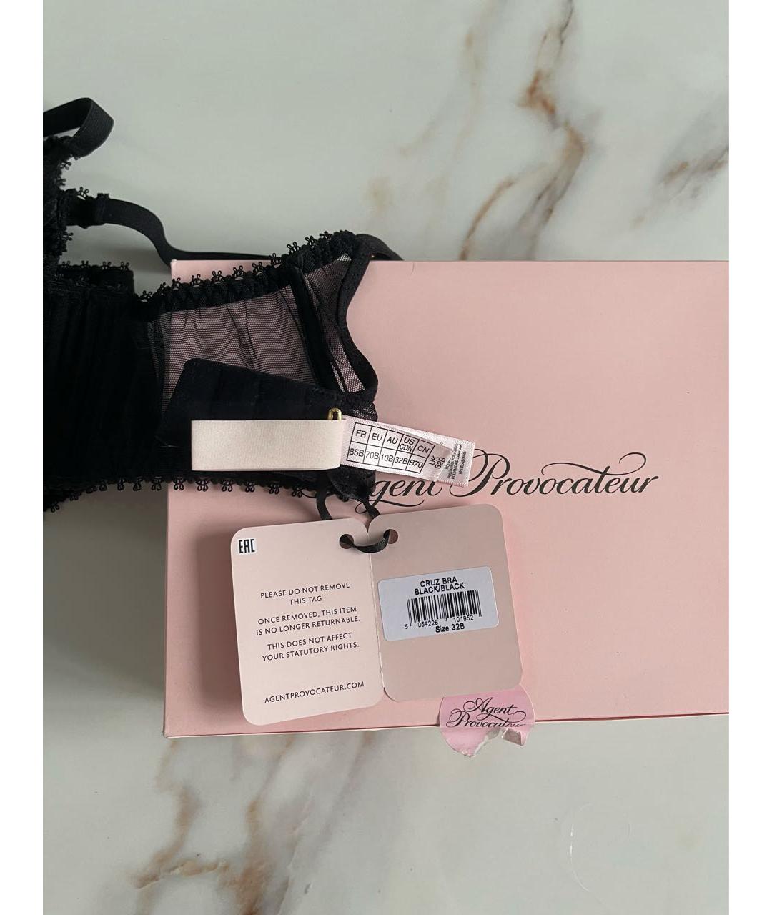 AGENT PROVOCATEUR Черный бюстгалтеры, фото 4