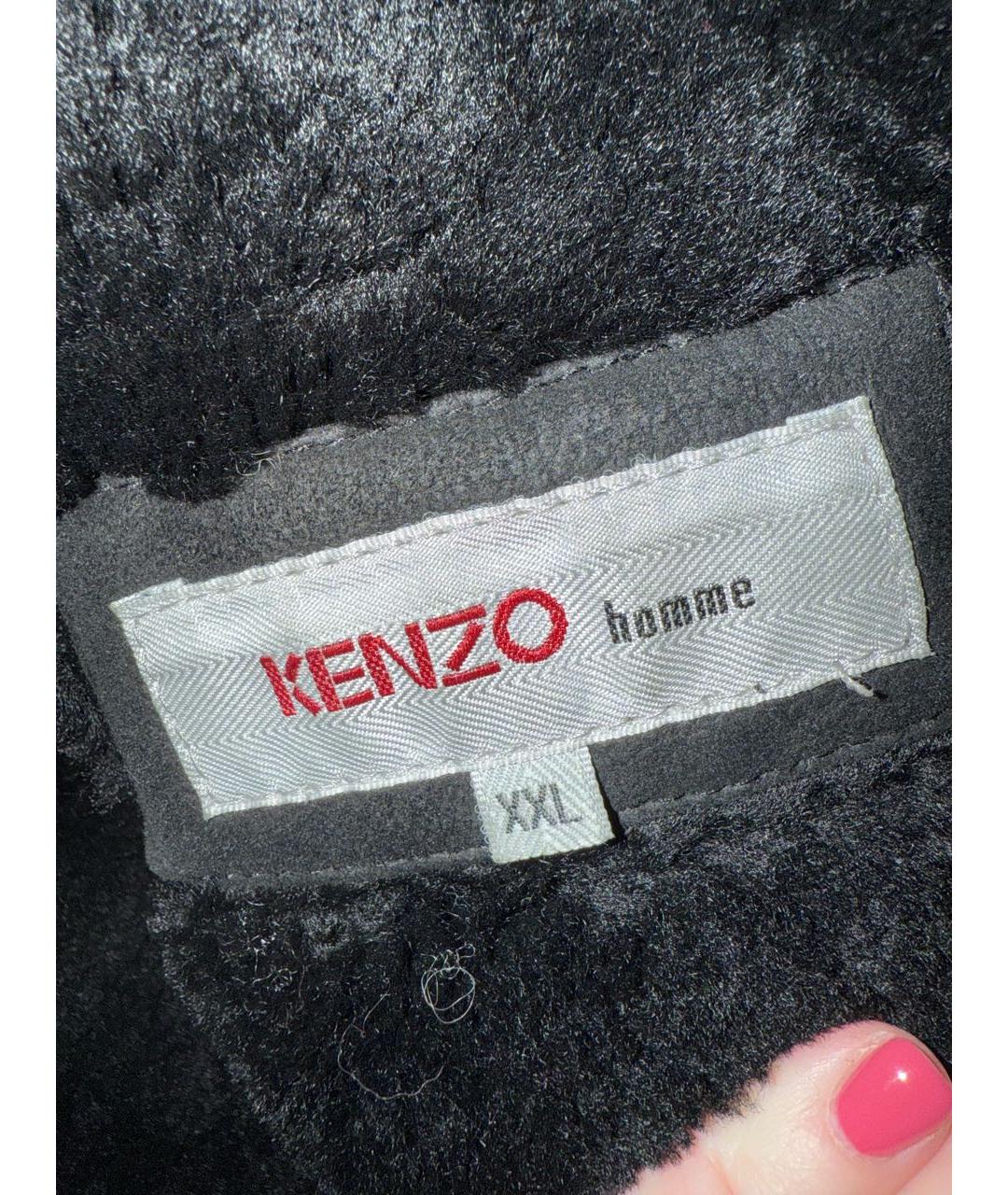 KENZO Черная дубленка/шуба, фото 3