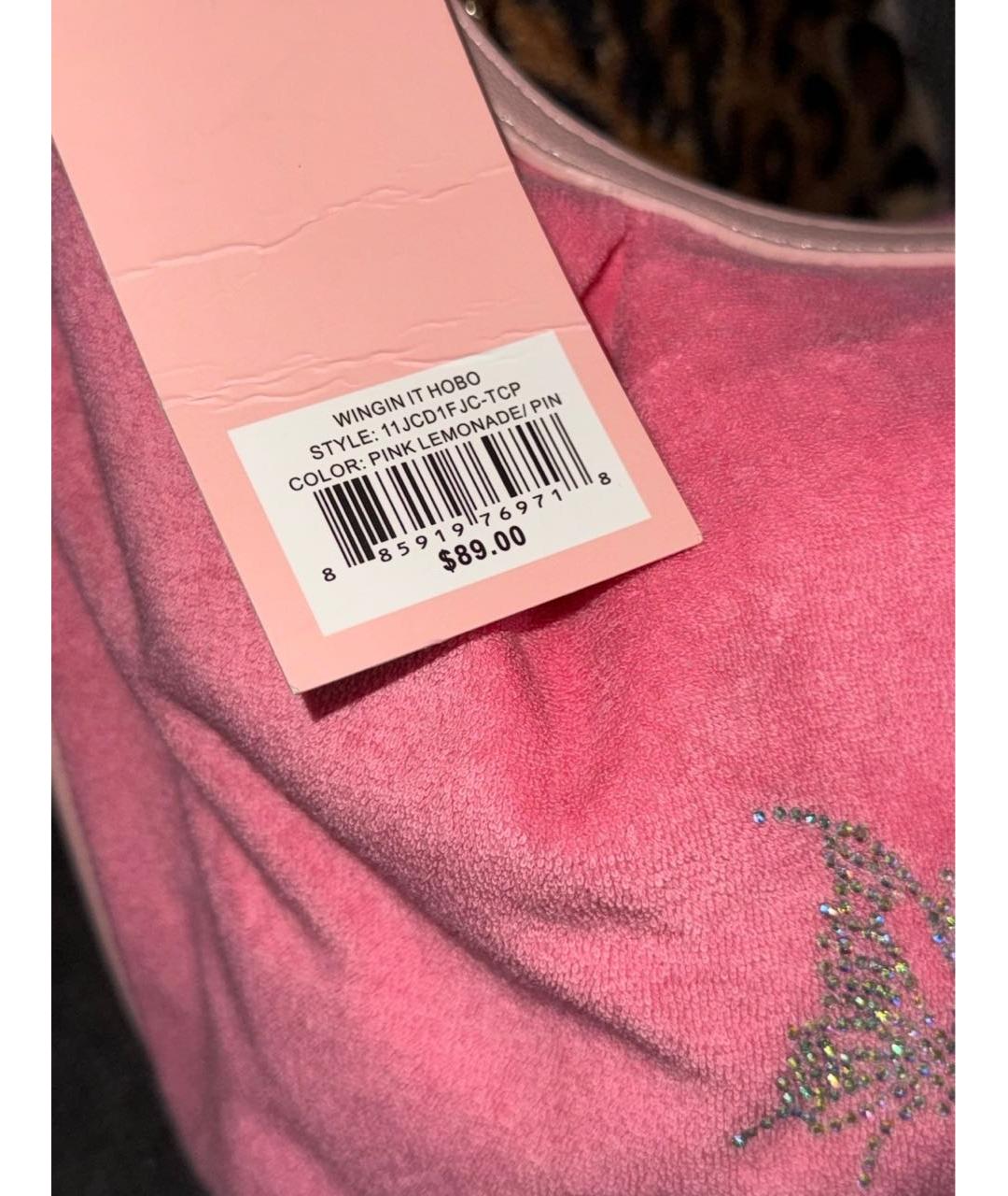 JUICY COUTURE Розовая сумка с короткими ручками, фото 2