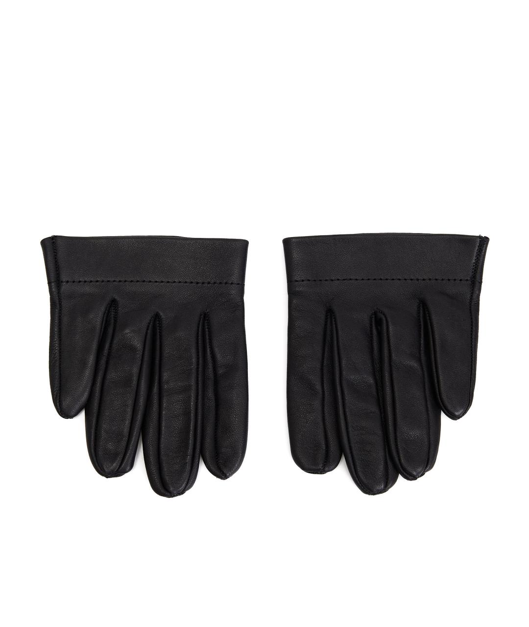 Vaquera Черные кожаные перчатки, фото 1
