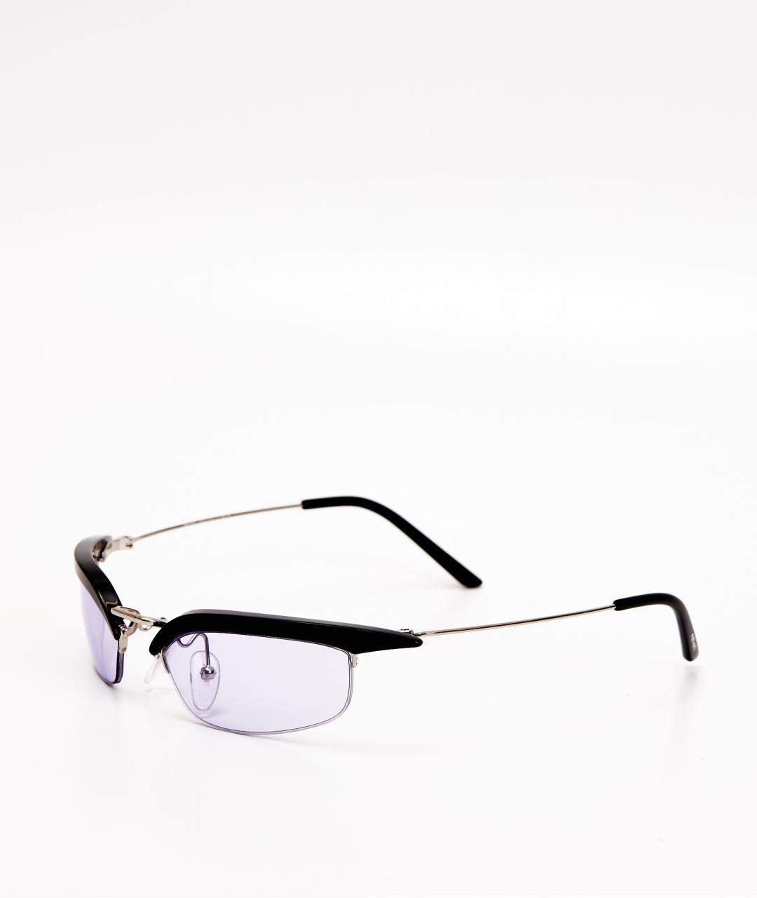 PRADA Фиолетовые металлические солнцезащитные очки, фото 3