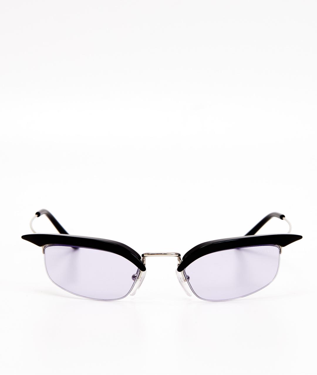 PRADA Фиолетовые металлические солнцезащитные очки, фото 6