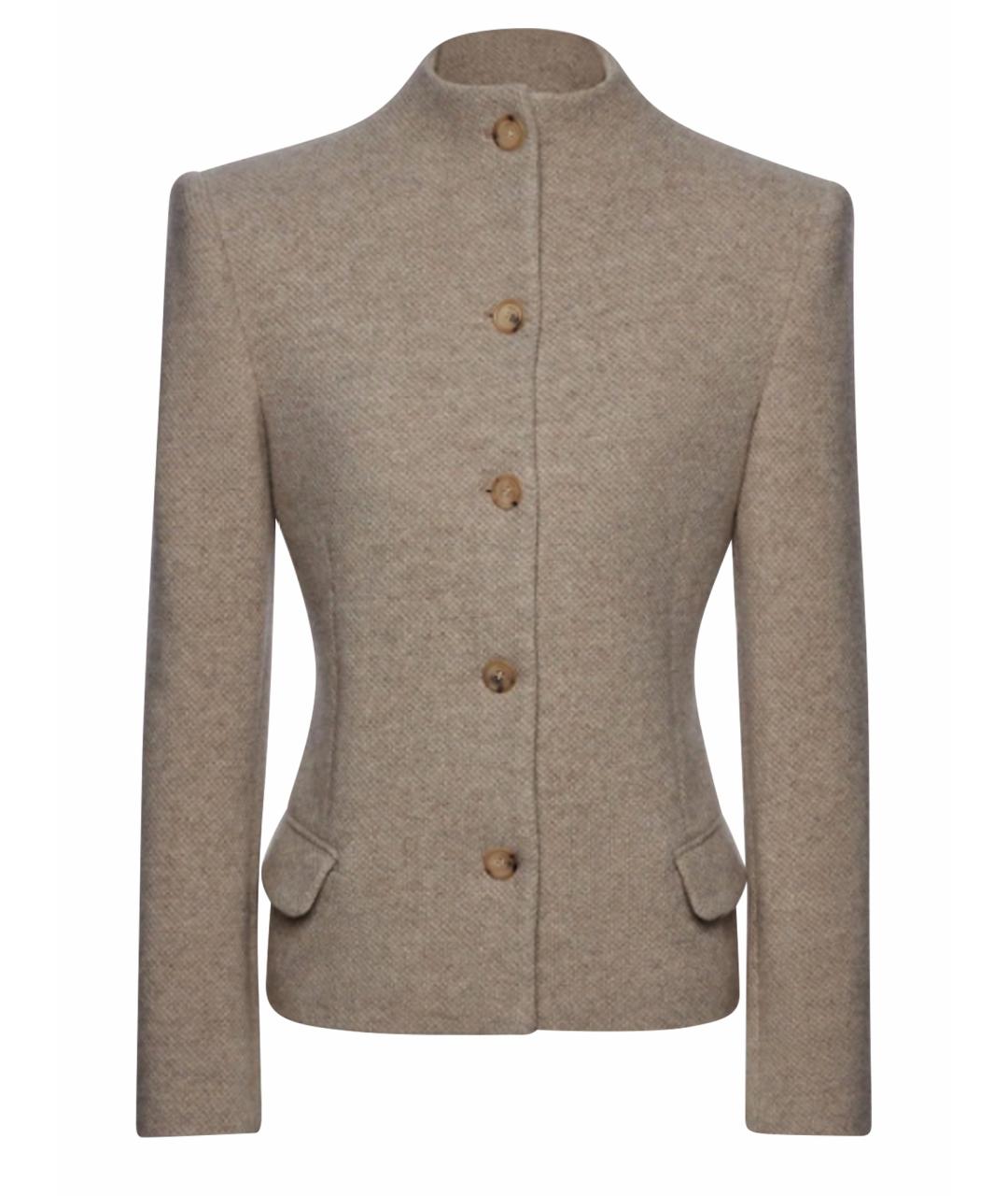 MAGDA BUTRYM Бежевый кашемировый жакет/пиджак, фото 1