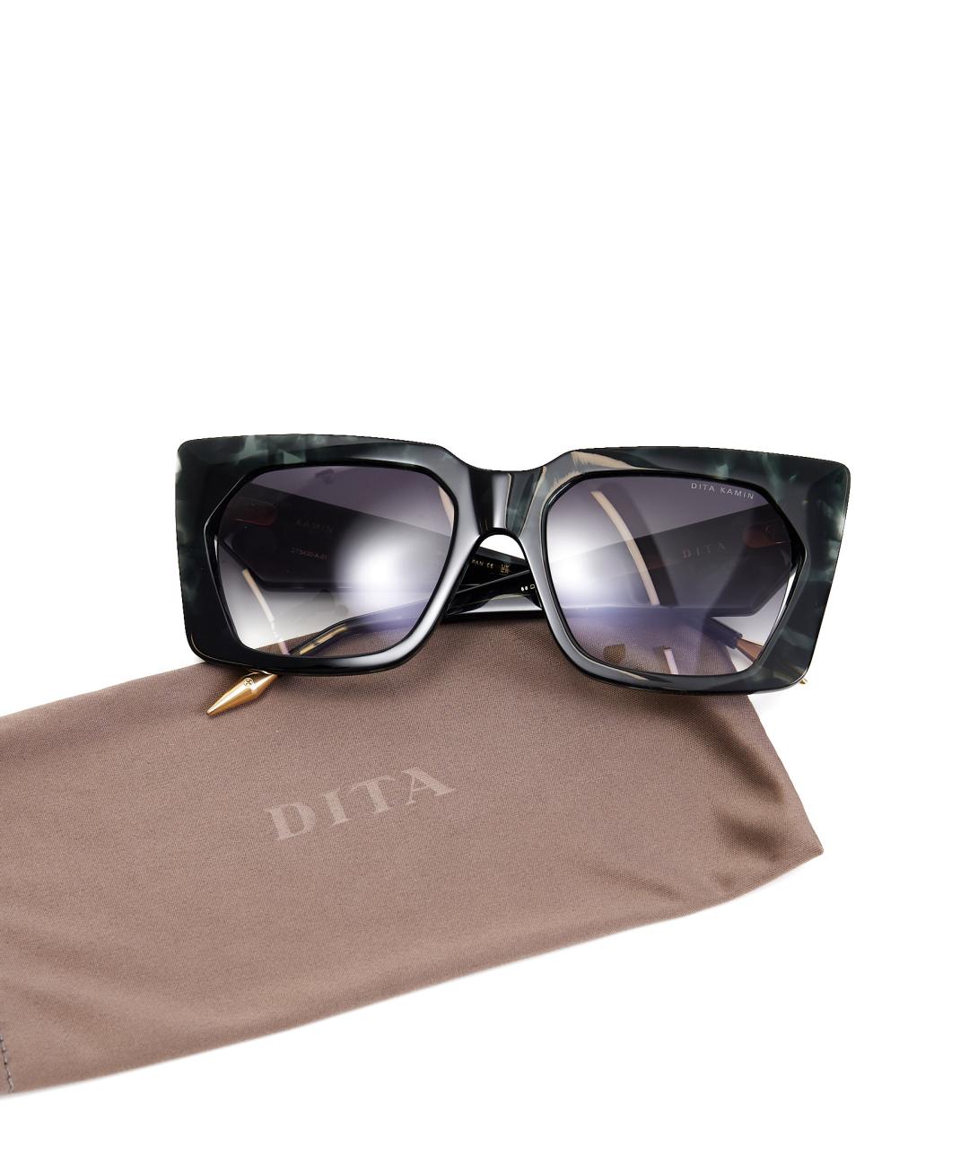 DITA Зеленые пластиковые солнцезащитные очки, фото 4