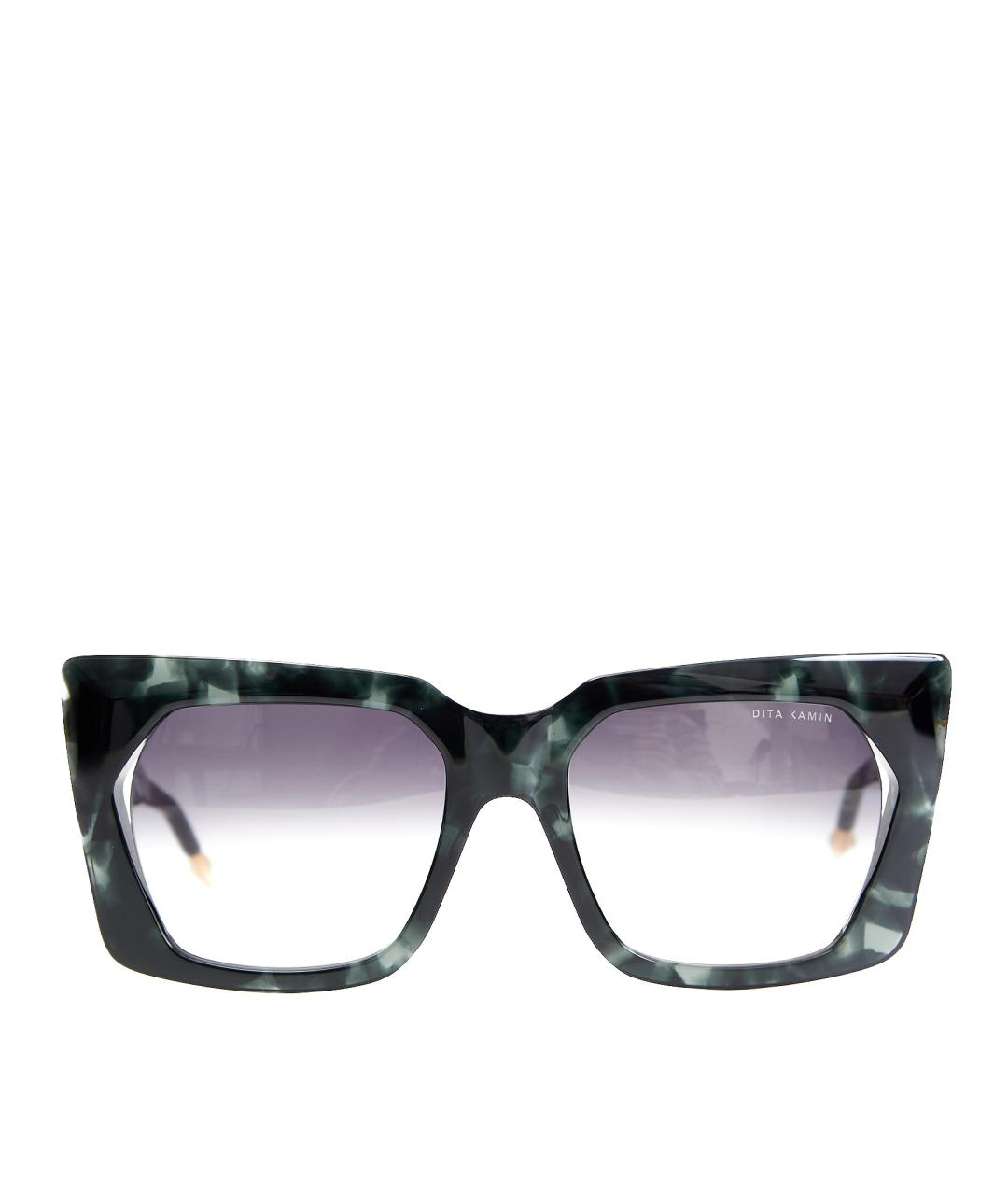 DITA Зеленые пластиковые солнцезащитные очки, фото 1