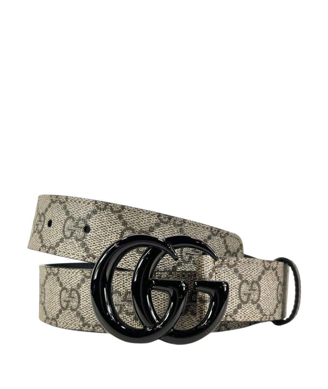 GUCCI Бежевый ремень, фото 1