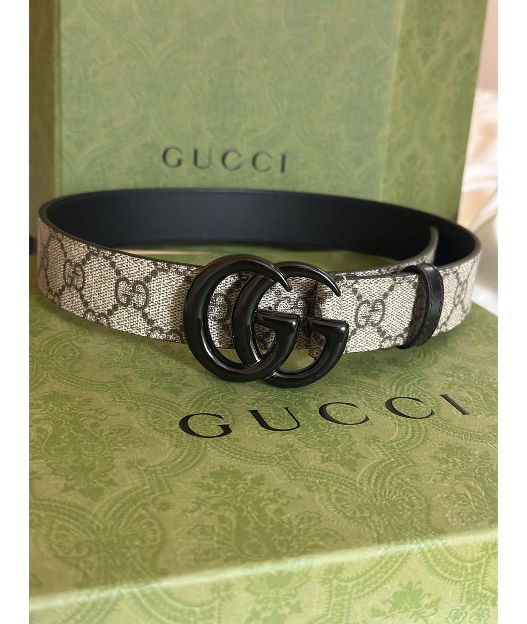 GUCCI Бежевый ремень, фото 2