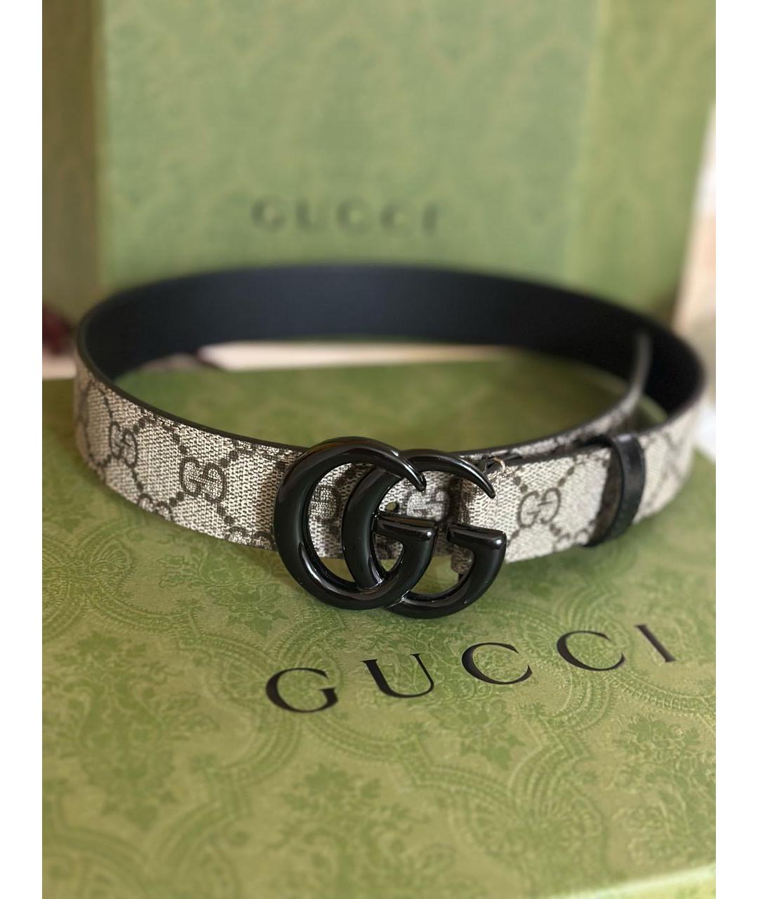 GUCCI Бежевый ремень, фото 4
